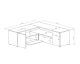 TemaHome »Angle« TV-Schrank 130 Weiß mit Eiche