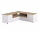 TemaHome »Angle« TV-Schrank 130 Weiß mit Eiche