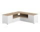 TemaHome »Angle« TV-Schrank 130 Weiß mit Eiche
