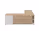 TemaHome »Angle« TV-Schrank 130 Weiß mit Eiche