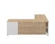 TemaHome »Angle« TV-Schrank 130 Weiß mit Eiche