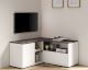 TemaHome »Angle« TV-Schrank 90 Weiß mit Concrete