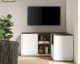 TemaHome »Angle« TV-Schrank 90 Weiß mit Concrete
