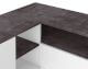 TemaHome »Angle« TV-Schrank 90 Weiß mit Concrete