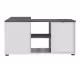 TemaHome »Angle« TV-Schrank 90 Weiß mit Concrete