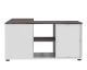 TemaHome »Angle« TV-Schrank 90 Weiß mit Concrete Artikelbild 1