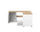 TemaHome »Angle« TV-Schrank 90 Weiß mit Eiche