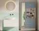 TemaHome »Combi« Hochschrank Weiß mit Celadon Grey