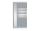 TemaHome »Combi« Hochschrank Weiß mit Celadon Grey