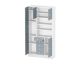 TemaHome »Combi« Hochschrank Weiß mit Celadon Grey