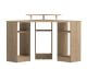TemaHome »Corner« Schreibtisch Eiche