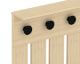 TemaHome »Dot« Garderobe Schwarz mit Eiche