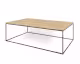 TemaHome »Gleam« Couch- und Beistelltisch Eiche