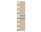 TemaHome »Kube« Badezimmerhochschrank Eiche mit Celadon Grey