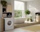 TemaHome »Kube« Waschmaschinenschrank Eiche mit Schwarz