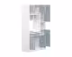 TemaHome »Louise« Küchenschrank Weiß mit Celadon Grey
