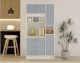 TemaHome »Louise« Küchenschrank Weiß mit Celadon Grey