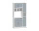 TemaHome »Louise« Küchenschrank Weiß mit Celadon Grey