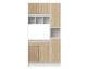 TemaHome »Louise« Küchenschrank Weiß mit Eiche