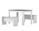 TemaHome »Nice« Esstisch mit zwei Bänken Weiß Concrete Artikelbild 1