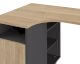 TemaHome »Nook« Schreibtisch Schwarz mit Eiche
