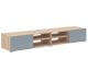 TemaHome »Podium« TV-Schrank 185 Eiche mit Celadon Grey Artikelbild 6