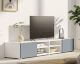 TemaHome »Podium« Tv-Schrank 185 Weiß mit Celadon Grey