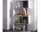 TemaHome »Sigma« Bücherregal Weiß mit Schwarz