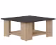 TemaHome »Square« Kaffeetisch Eiche mit Schwarz