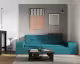 TemaHome »Square« Kaffeetisch Schwarz mit Concrete