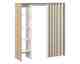 TemaHome »Tom 1« Kleiderschrank mit Vorhang Eiche Ecru