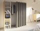 TemaHome »Tom 1« Kleiderschrank mit Vorhang Eiche Taupe