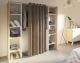TemaHome »Tom 2.2« Kleiderschrank mit Vorhang Eiche Taupe