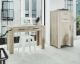 The Beds Cubic Massivholz Schreibtisch