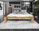 The Beds James Massivholz Bett hoch