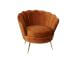VOSS Design »Audrey« Samt Sessel kupfer