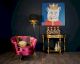 VOSS Design »Audrey« Samt Sessel pink