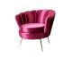 VOSS Design »Audrey« Samt Sessel pink