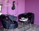 VOSS Design »Audrey« Samt Sessel schwarz