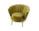 VOSS Design »Audrey« Samt Sessel senfgelb