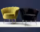 VOSS Design »Audrey« Samt Sessel senfgelb