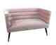 VOSS Design »Blush« Samtsofa rosa