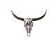 VOSS Design »Bullenhörner« Wand-Deko silber/braun