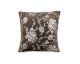 VOSS Design »Soft Shimmer« Kissen braun/silber