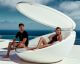 Vondom »ULM« Outdoor Daybed inkl. Sonnenblende