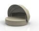 Vondom »ULM« Outdoor Daybed mit fester Rückenlehne inkl. Faltdach