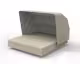 Vondom »VELA« Outdoor Daybed eckig inkl. Faltdach