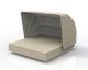 Vondom »VELA« Outdoor Daybed eckig inkl. Faltdach