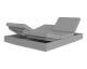 Vondom »VELA« Outdoor Daybed eckig mit 4 verstellbaren Rückenlehnen