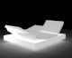 Vondom »VELA« Outdoor Daybed eckig mit 4 verstellbaren Rückenlehnen